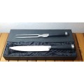 BRAND NEW BOXED CHEF MEAT CARVING KNIFE SET.