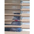DEMO STOCK - Set of 6 authentic Mapping & Web - Sheffield, England Luxury Butter knives.