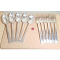 Demo Stock - Set of 11 Pieces Mapping & Webb - Sheffield, England Heavy Silver Plated Spoons & Forks