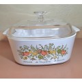 DEMO STOCK - RARE VINTAGE CORNING WARE A-5-B  5LITRE CASSEROLE WITH LID.