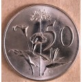 SA 1965 50c Afrikaans AU-UNC