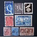 POLAND - Assorted Stamps 1928-50