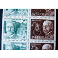 SWEDEN Mint Booklet - 1920 Nobel Prize Winners, 1980