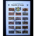 VENDA First Day Folder - Reptiles Definitive 1986