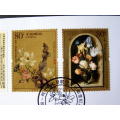 LIECHTENSTEIN Cover (Joint Issue with China Peoples` Republic) - Paintings 2005 //Flowers