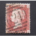 GREAT BRITAIN - Queen Victoria Penny Red - Plate 177