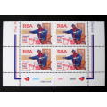 SOUTH AFRICA Mint Control Block - World Post Day 1996