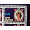 COOK ISLANDS Mint Sheet - 21st Birthday of the Princess of Wales 1982