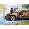 LESOTHO Mint Miniature Sheet - Century of Motoring 1985
