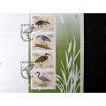 VENDA Large Cover - Herons Miniature Sheet 1993 //Birds