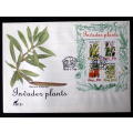 CISKEI Large Cover - Invader Plants Miniature Sheet 1993 //Flowers