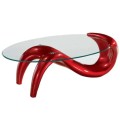Coffee Table Mermaid Oval Glass
