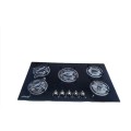 Aruif Built-In Tempered Glass Countertop 5 Burner Gas Hob 880mmx510mm