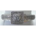 **UNBEATABLE VALUE [R29412]** HIGH QUALITY [0.400ct] DIAMOND RING [3.724g] WHITE GOLD
