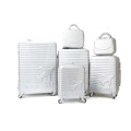 On Special Set of 4/6 Lightweight ABS Material Travel World Travel Luggage Suitcases/SLiver