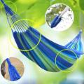 Portable Cotton Rope Outdoor Swing Fabric Camping Hanging Hammock