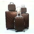 On Special Set of 3/5 Lightweight ABS Material  Travel Luggage Suitcase/Brown