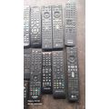 ASSORTED LOT OF REMOTES QUANTITY OF 27