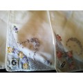 Vintage Embroidered Handkerchiefs (4)