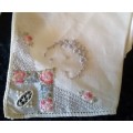 Vintage Embroidered Handkerchiefs (4)
