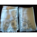 Vintage Handkerchiefs (Two) (Never used)