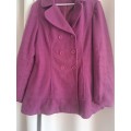 Purple ladies jacket - size 16
