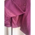 Purple ladies jacket - size 16
