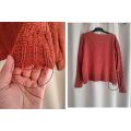 MRP OR-OAKRIDGE burnt orange sweater - Size XL