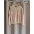 Inspire by Judys pride cream button down sweater - Size XL.