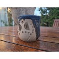 Pottery candle holder
