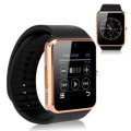 GTO8 Smart Watch with onboard phone and camera. Gold color