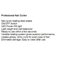 Professional Slim Hair Curler. Black colour
