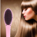 Professional Electric Hair Straightener, Massaging Brush Combo. LCD Display Temperature Controls. Pi