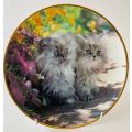 Limited Edition - Franklin mint heirloom plate. Cats.