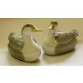Pair of porcelain Ducks.