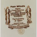 Alfred Meakin Fairwinds - `The Friendship of Salem`  decorative plate.