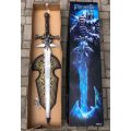 Warcraft sword memorabilia Blizzard Frostmourne Blade prop cosplay Box lenght 129cm