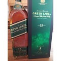 Rare 1L Johnnie Walker GREEN - Old presentation / bottling Whisky