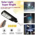 200W Solar Sensor Street Light with Remote Control