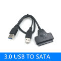 USB2.0/USB3.0 TO HDD 7+15 PINS SATA 2.5 INCH HARD DRIVE CONVERTER CABLE ADAPTERS