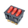 KCD3 Triple Rocker Switch SPST Three 3-Switches