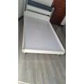 White Mokki 3/4 bed in Excellent Condition with storage underneath. For Collection in Centurion.