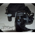 Minolta DYNAX 300si Film Camera and Sigma 35-70mm Zoomlens  Bag