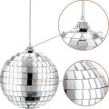2 X Mirror Disco Ball, 70`s Disco Party Decoration, Hanging Ball for Party or DJ Light Effect,