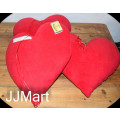 Red Plush Heart Cushion - Big (3 Available)