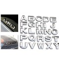 40pcs 3D DIY Metallic look stickers car Emblem letter Badge Decal (2 sets available)