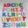 26 Letters Kids Wooden Alphabet Fridge Magnet Child Educational Toy