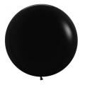Sempertex 36 Inch Fashion Black Round Balloon - Extra Large & Thick Giant Latex Balloon