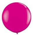 Sempertex 36 Inch Fashion Fuchsia Pink Round Balloon - Extra Large & Thick Giant Latex Balloon