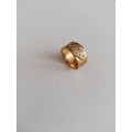 ** SOLID 9CT GOLD RING ** 5.70 GRAMS ** CLEARLY MARKED ** 10 STONES ** CRAZY R1 START !!!